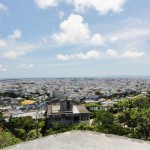 首里城西アザナから望む那覇市（6月6日）