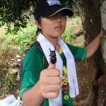 またもやオキナワヒラタクワガタをゲット！　これも大きい！