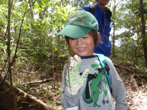 やんばるの森の生きもの観察